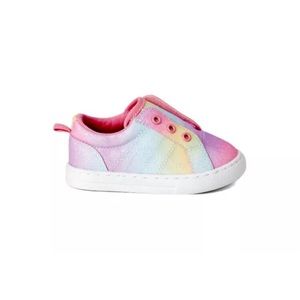 Wonder Nation BabyGirls Size 2 Shoes/Sneakers Glitter Rainbow New 💗